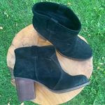 Splendid  Women’s Black Suede Block Toe Heeled Boots Size 10 Photo 0