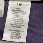 Alfred Dunner Suit Jacket Blazer Womens 12P Purple Long Sleeve Open Front Photo 2