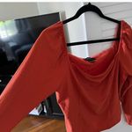 Forever 21 Burnt Orange F21 Plus Crop Top Photo 2