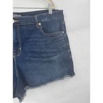 Torrid  Plus Size Denim Cut Off Shorts Women 20 Blue Dark Wash High Rise‎ Preppy Photo 7