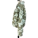 American Eagle  X-Small/Small Huggable Fleece Sherpa Jacket Full-Zip Floral Green Photo 5