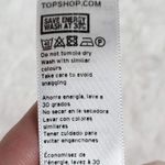 Topshop Burnout Coral Peach Floral Midi Skirt Photo 6