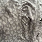 Rene Rofe Grey Animal Print Robe & Chemise Sleep Set M Gray Size M Photo 10