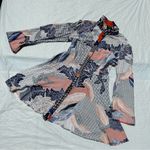 Anthropologie Jasse  boho black,white,orange,multicolor bell sleeve mini dress XS Photo 8