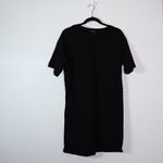 Quince Organic Cotton Crew Neck Short Sleeve Pocket Mini Tee Shirt Black Large Photo 0