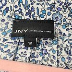 Jones New York  Lightweight Rayon Floral Long-Sleeve V-Neck Blouse, 1X Photo 5