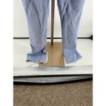 ZARA  brono blue light wash split flare jeans size 4 Photo 3