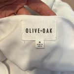 Olive & Oak  gorgeous NWOT white grey black fringed sleeveless dress Photo 10