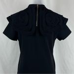 Gracia  Black Ruffled Dress Size S Photo 5