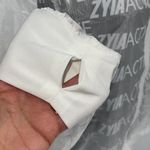 ZYIA Active Womens Full Zip Packable Breeze Windbreaker Jacket White Medium NWT Photo 5