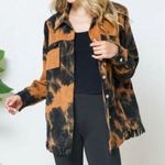 BLUE B Corduroy Tie Dye Light Jacket Small Photo 0