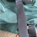 Prada  nylon backpack y2k 2000s in green with leather trim and silver-tone small Photo 8