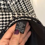 Iz Byer  California NWT black and white houndstooth peacoat size Large Photo 4