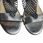 Thalia Sodi  Gold-Tone Rhinestone Wedges 8.5 Photo 6