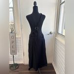 Anthropologie  NEW WITH TAGS Cotton Bib Overall Midi‎ Dress 8 boho minimalist Photo 5