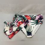 Floral Calia Bikini Set 1XL White Size 1X Photo 2