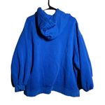 Free People  Blue Quarter Zip Pullover Hoodie Sweatshirt Size S Photo 2