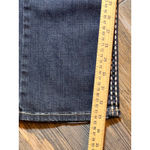 LA Idol Jeans Womens Size 1 TALL Dark Wash Bling Low Rise Bootcut Denim Y2K Stud Blue Photo 10