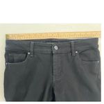 Chico's  Black Straight Leg‎ Jeans Comfort Stretch Denim Size 0 Short Photo 2