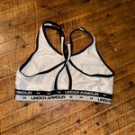 Under Armour white YL racerback Athleisure sports bra Photo 1