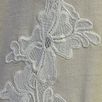 Banana Republic  Women’s Cream Merino Wool Sleeveless Appliqué Sweater Shell- Lge Photo 4