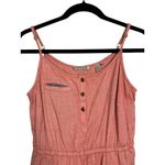 TOAD&CO Festivator Dress Organic Cotton Coral Red Chambray Button Front Size XS Pink Photo 1