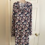 Aspen Athleisure Hooded Floral Dress Size XL Gray Photo 3