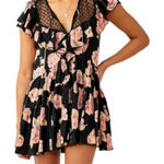 Free People Women Size XSmall Floral Boho Girly Tilly Printed Tunic Dress New Photo 0