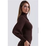 House Of CB  ADELITA Chocolate Cashmere wool Blend Sweater size S Photo 5