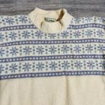 Vintage L.L. Bean Women's 100% Pure Wool Thick Winter Sweater Size M Gray Size M Photo 8
