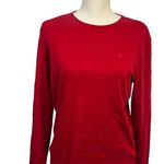 Lauren Ralph Lauren Women's Large Red Long Sleeve Crew‎ Neck T Photo 0