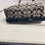 Coach F28504 F1405 Black & Tan Tote Signature Monogramed Canvas & Leather Bag Photo 5