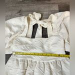 Free People  Violet Mini Dress in White/Cream Photo 7