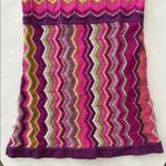 MISSONI Y2K Zig Zag Stretchy Babydoll Tank Top Size L Purple Size L Photo 1