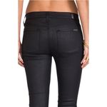Revolve 7 For All Mankind Moto Black Moto Zip Skinny Pants Gray Black Colorblock Photo 7