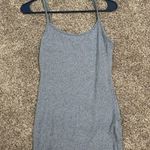 Grey Mini Dress Gray Size M Photo 0