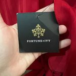 Fortune + Ivy SMALL Stitch Fix Semi-Sheer Stripe Front Tie Wrap Blouse NWT Photo 5