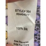 CAbi  Womens Silk Mini Pullover Tribal Boho Floral Bell Sleeve Dress Cover Up S Photo 11