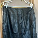 Jaclyn Smith FINAL MARKDOWN  Classic Black leather skirt 14 Photo 10