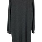 Yelete Knit Long Sleeve Casual Dress Charcoal Gray Size Large Loungewear Weekend Photo 2