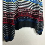 American Eagle  Mock Neck Argyle Sweater Size Small Photo 3