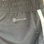 Adidas  AeroReady black shorts 3 Stripe Softshell SpellOut activewear running Photo 5