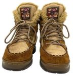 Arapaho Buffy Womens Leather CowHide Lace Up Winter Boots Tan Size 7 Photo 9
