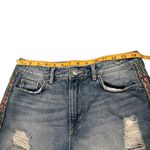 H&M X Coachella Distressed Tribal Fringe Shorts Photo 9