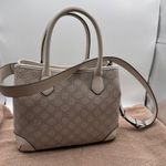 Nine West NWT Logo Satchel Handbag β Mushroom Logo Milk Shoulder Strap Bag Photo 5