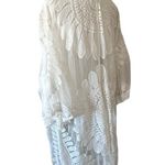 Young Contemporary Style apparel women's size XL white lace kimono Photo 2