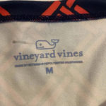 Vineyard Vines  Sankaty Boatneck Deep Bay Geo Top Womens M Navy Red Texas 3/4 Slv Photo 5