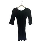 Roxy  Black Cable Knit Sweater Dress XS Photo 2
