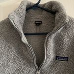 Patagonia Women’s Medium Los Gatos 1/4 Zip Fleece Jacket Drifter Grey Photo 2