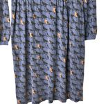 Boden Alicia Goldfinch Dress bird Patterned Dress 8R Blue Size 8 Photo 6
